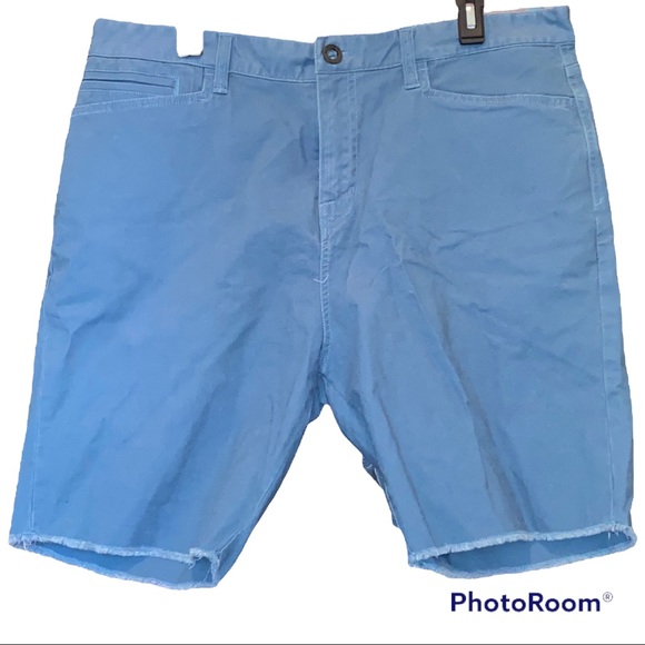 Volcom Other - NWOT Volcom Blue Raw Edge Chino Shorts